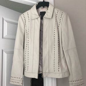 White Leather jacket